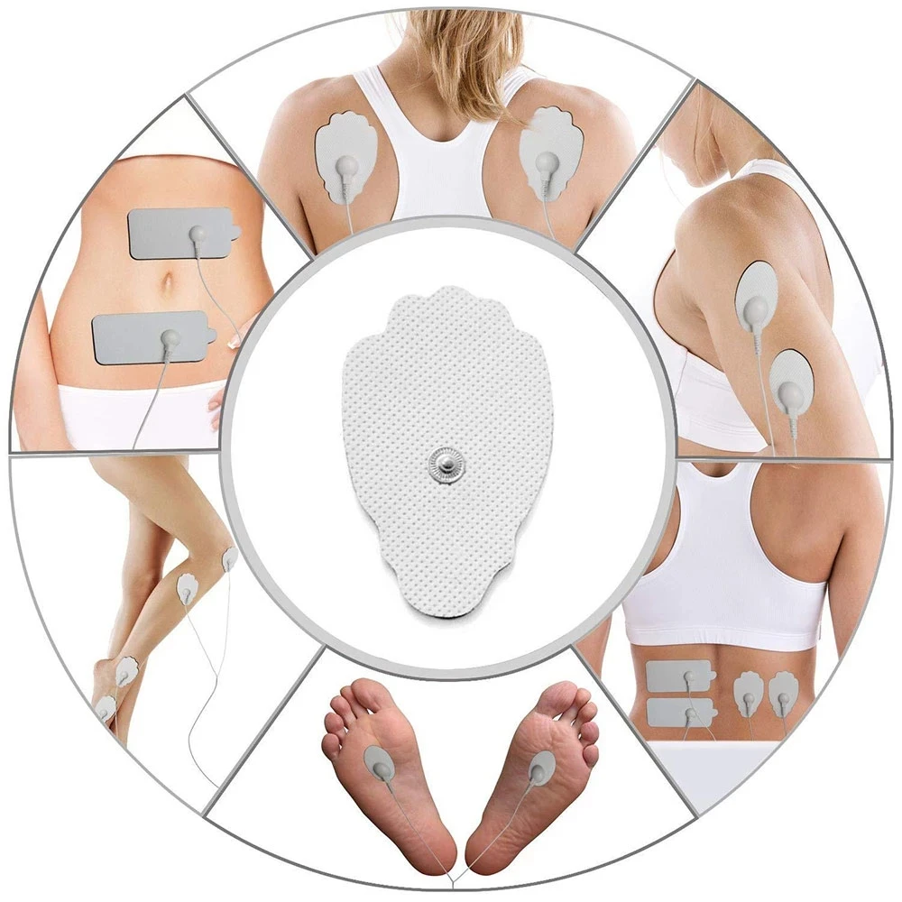 Eletric Muscle Stimulator TENS EMS Unit 16 Modes Digital Pulse Low Frequency Best Massager Pads Physiotherapy Back Accessories |