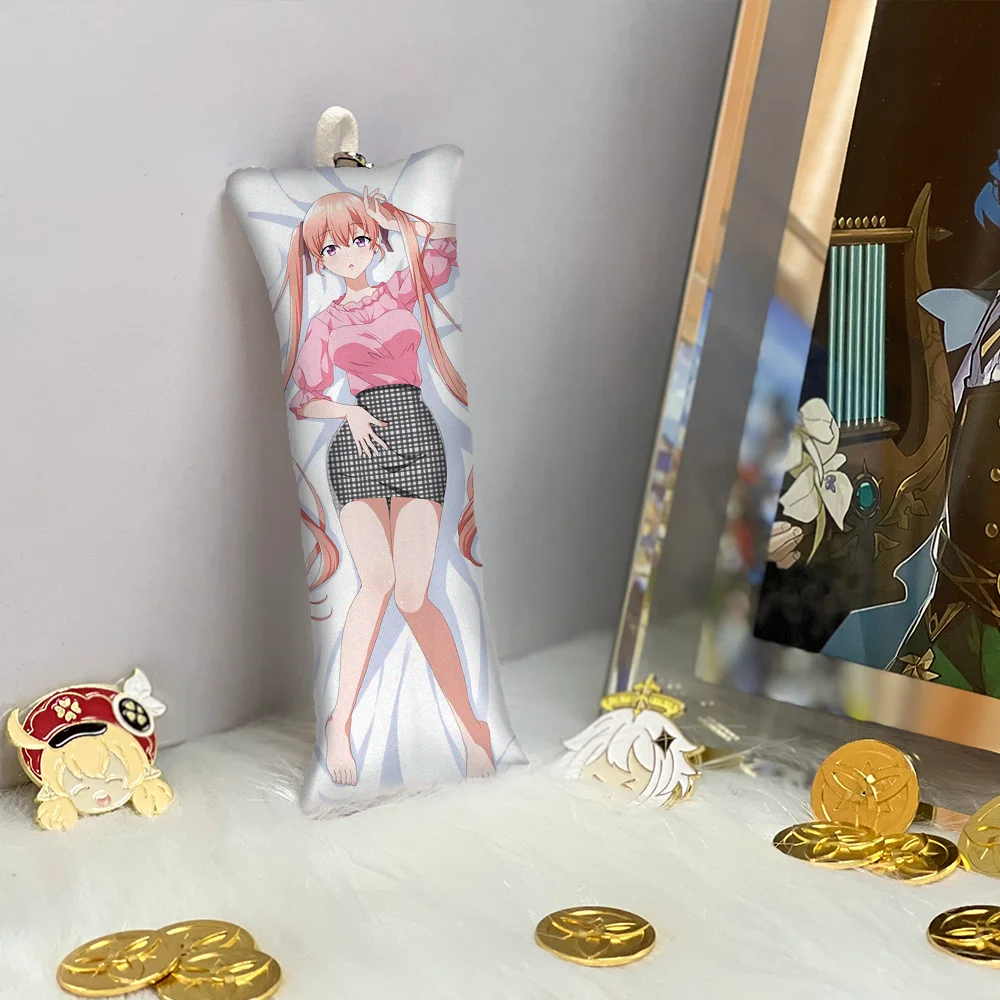 

A Couple of Cuckoos Anime Accessories Cute Mini Dakimakura Pendant Key Ring Small Body Pillow Double Side Bag Pendant