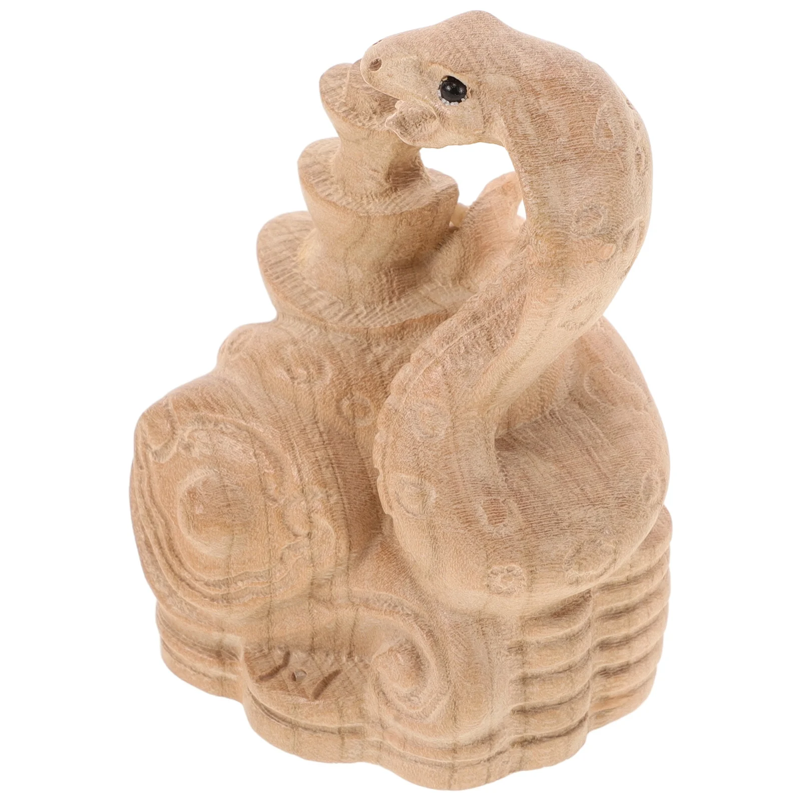 Змеиная резьба по дереву деревянные поделки животных незавершенная