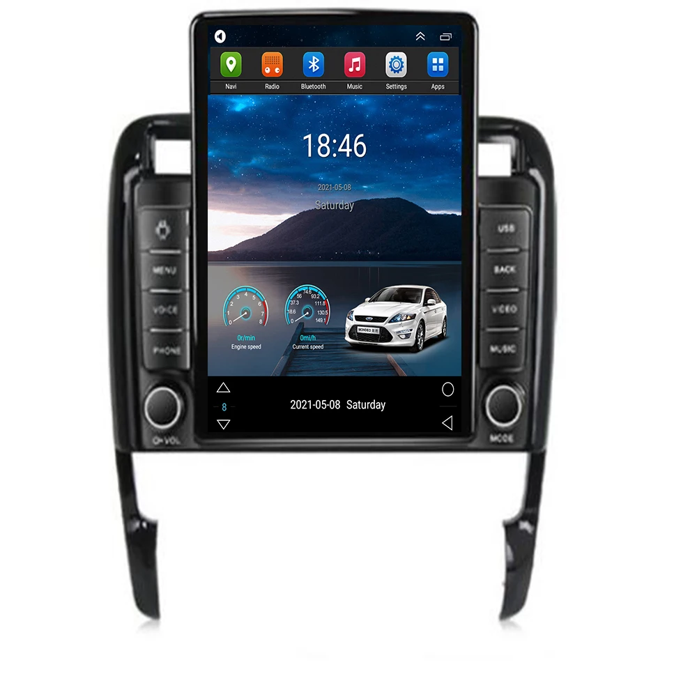 

Car Radio For Porsche Cayenne 2002-2010 Tesla Screen Multimedia Player GPS Navigation Stereo Receiver Auto Radio Camera NO DVD
