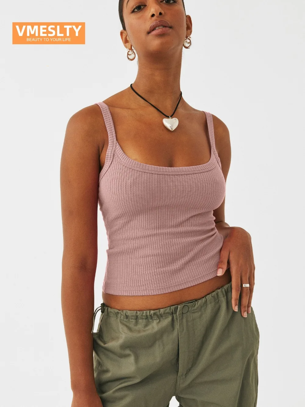 Кроп-топ на бретельках, жилет для внешней одежды, трикотажные летние сексуальные острые женские топы Y2k Кроп-топ на бретельках, жилет для внешней одежды, трикотажные летние сексуальные острые женские топы Y2k