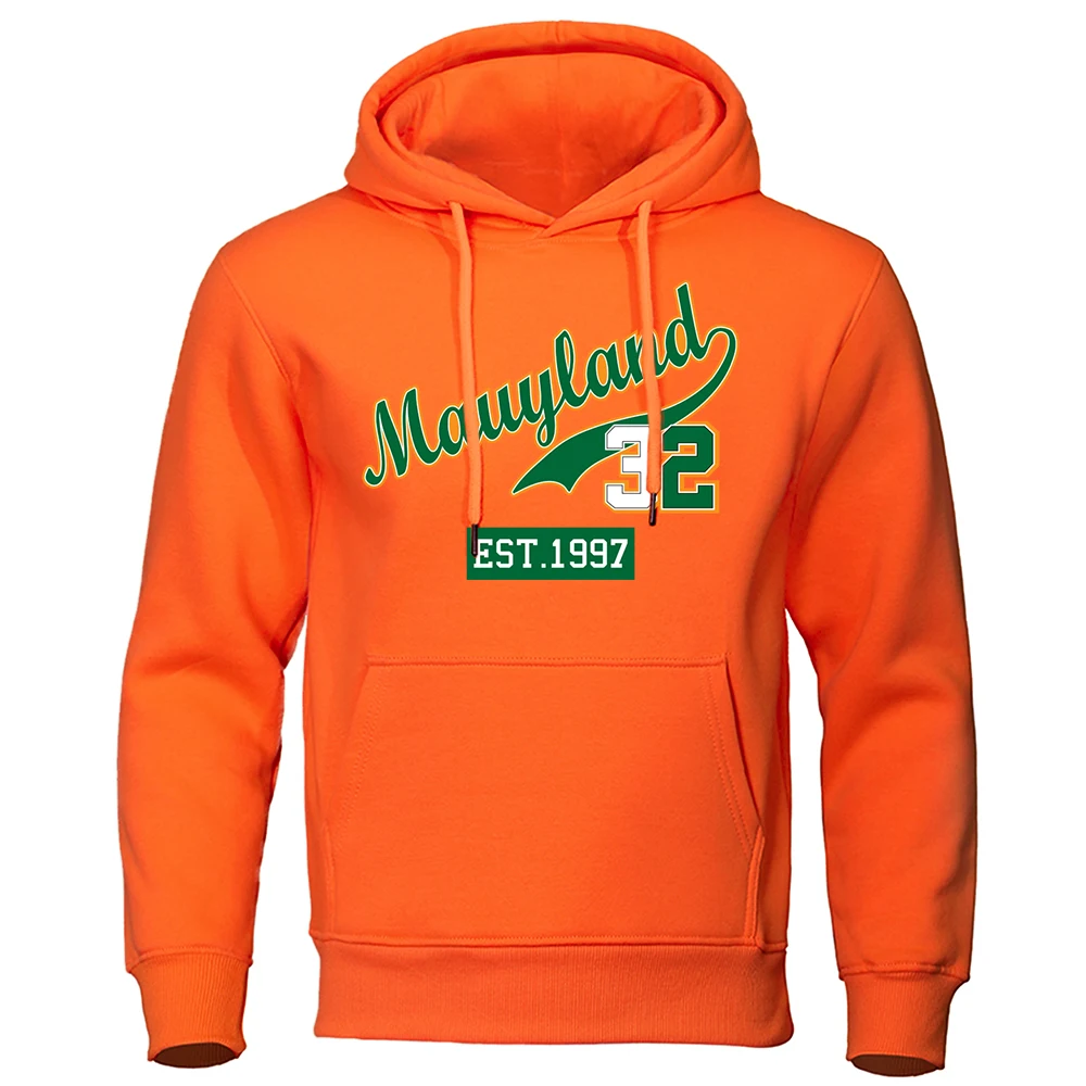 

Marllyland 32 Est.1997 Street Hip Hop Man Clothes Fashion Crewneck Hoody Casual Soft Pullover Clothing Autumn Fleece Sportswear