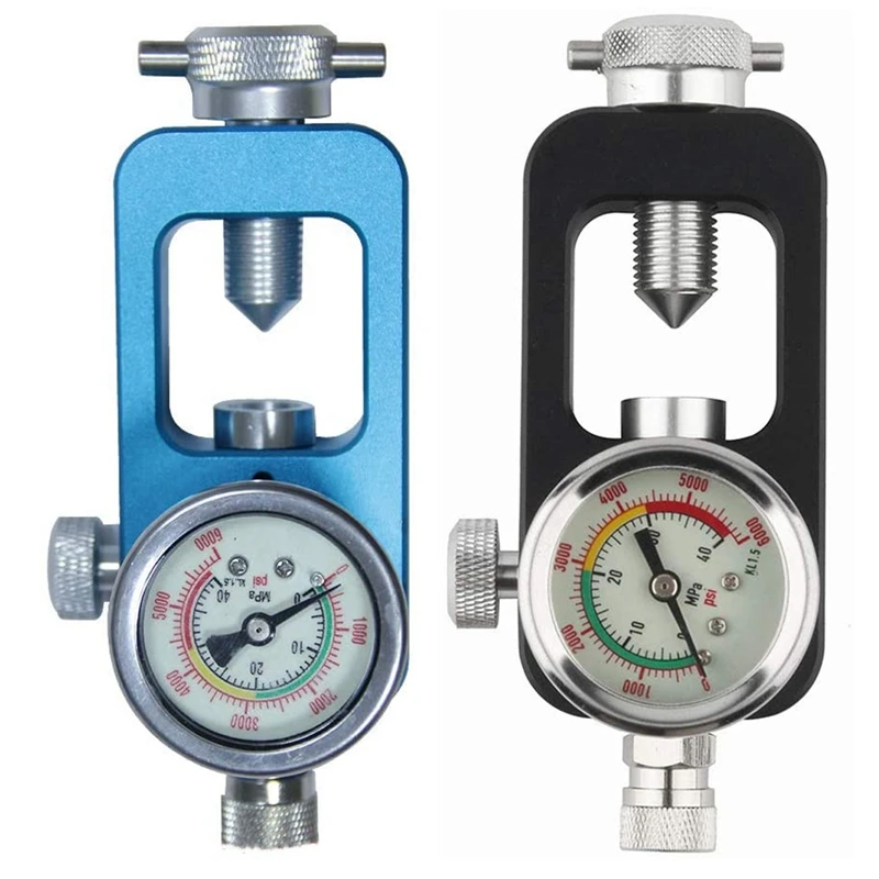

2Pcs 6000Psi Scuba Tank Refill Adapter Aluminium Alloy Fill Station Diving Equipment,Blue & Black