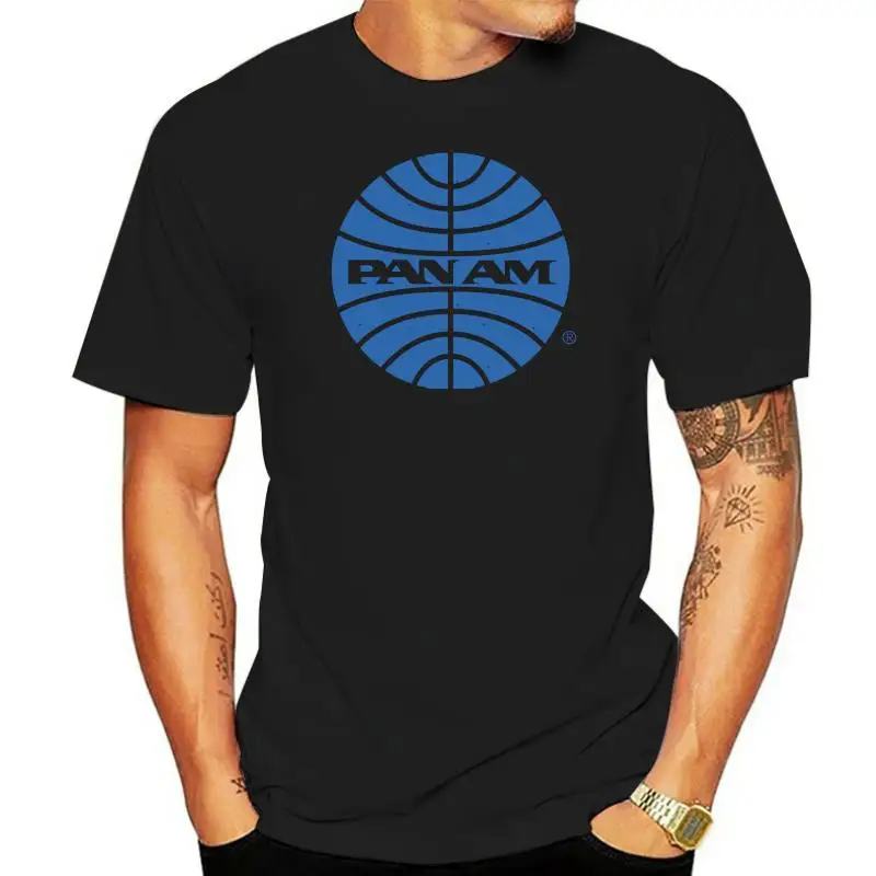 

Pan American Retro Logo Travel Aviation Airline Airplane T-Shirt