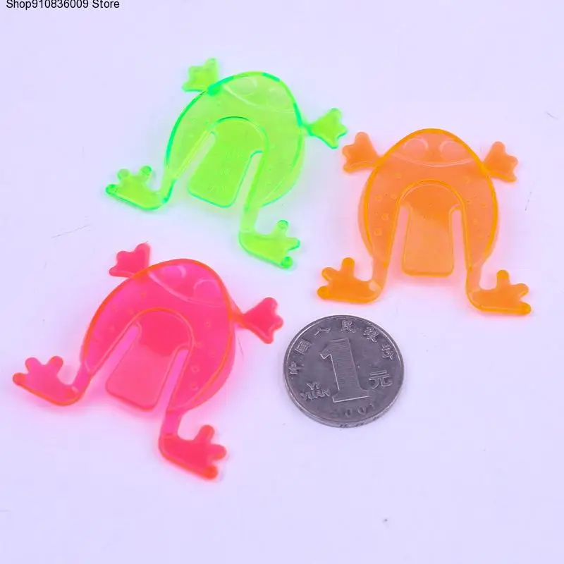 

10/20PCS 4.3*4.3cm Jumping Frog Hoppers Game Kids Party Favor Birthday Party Toys for Girl Boy Goody Bag Pinata Fillers