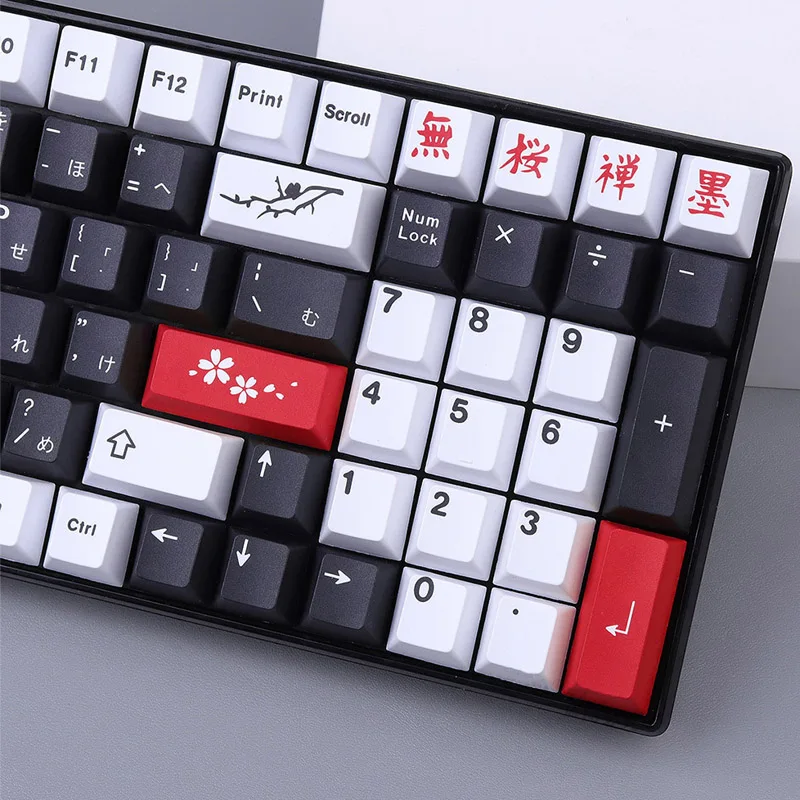 

129 Keys GMK SUMI Keycaps For Mechanical Keyboards MX Switch Cherry Profile PBT Dye Sub Japanese Keycap