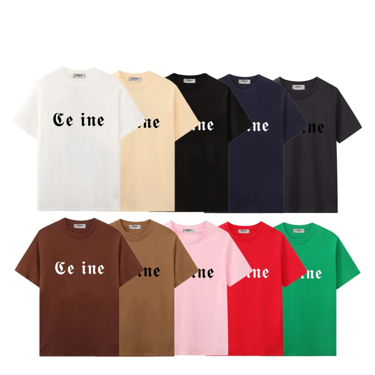 

New Summer Tide Brand Fashion Classic High-quality Trend Short-sleeved Oversized Loose T-shirt Casual Fashion T-shirt Sports