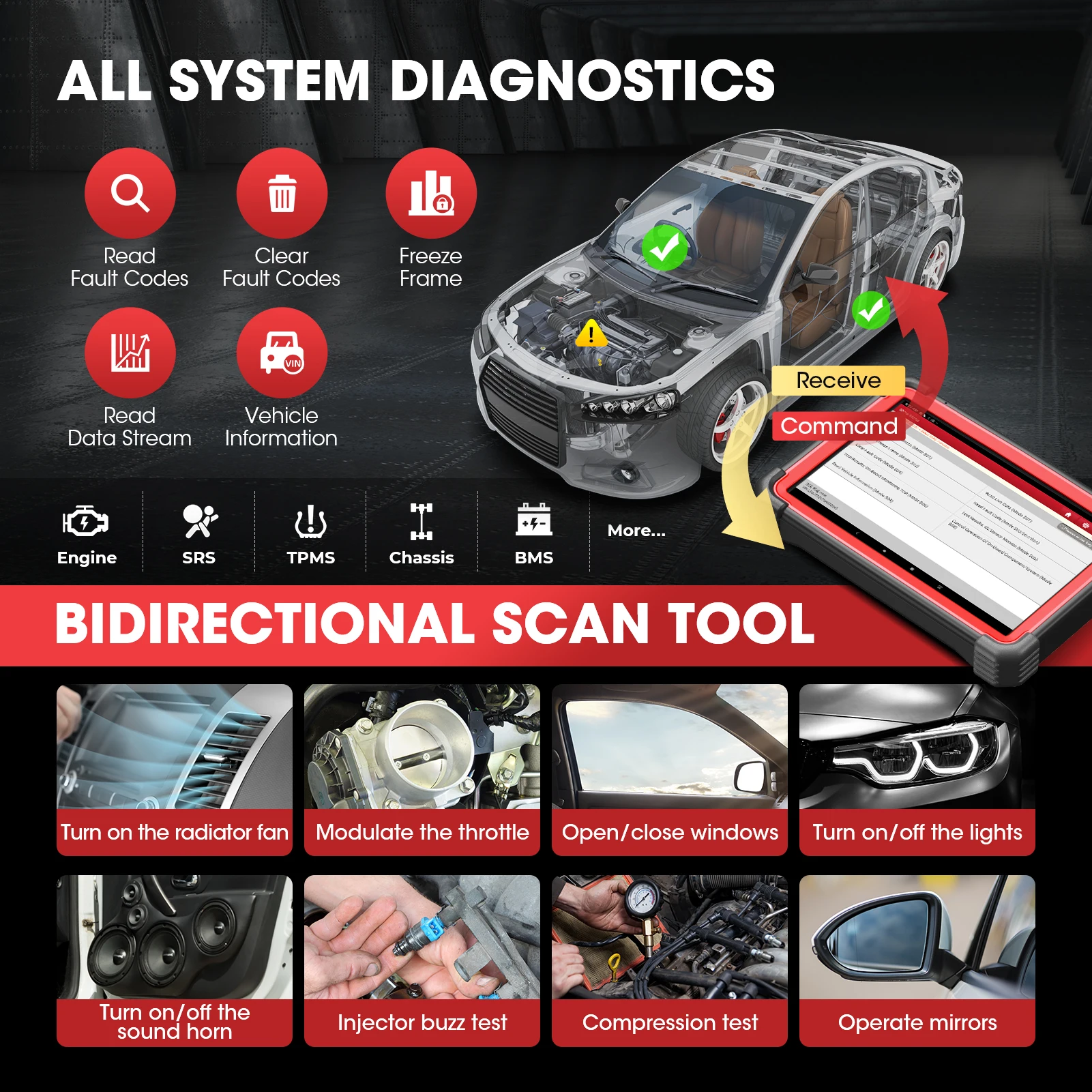 Новый комплект программного обеспечения LAUNCH X431 PRO5 для тяжелых условий