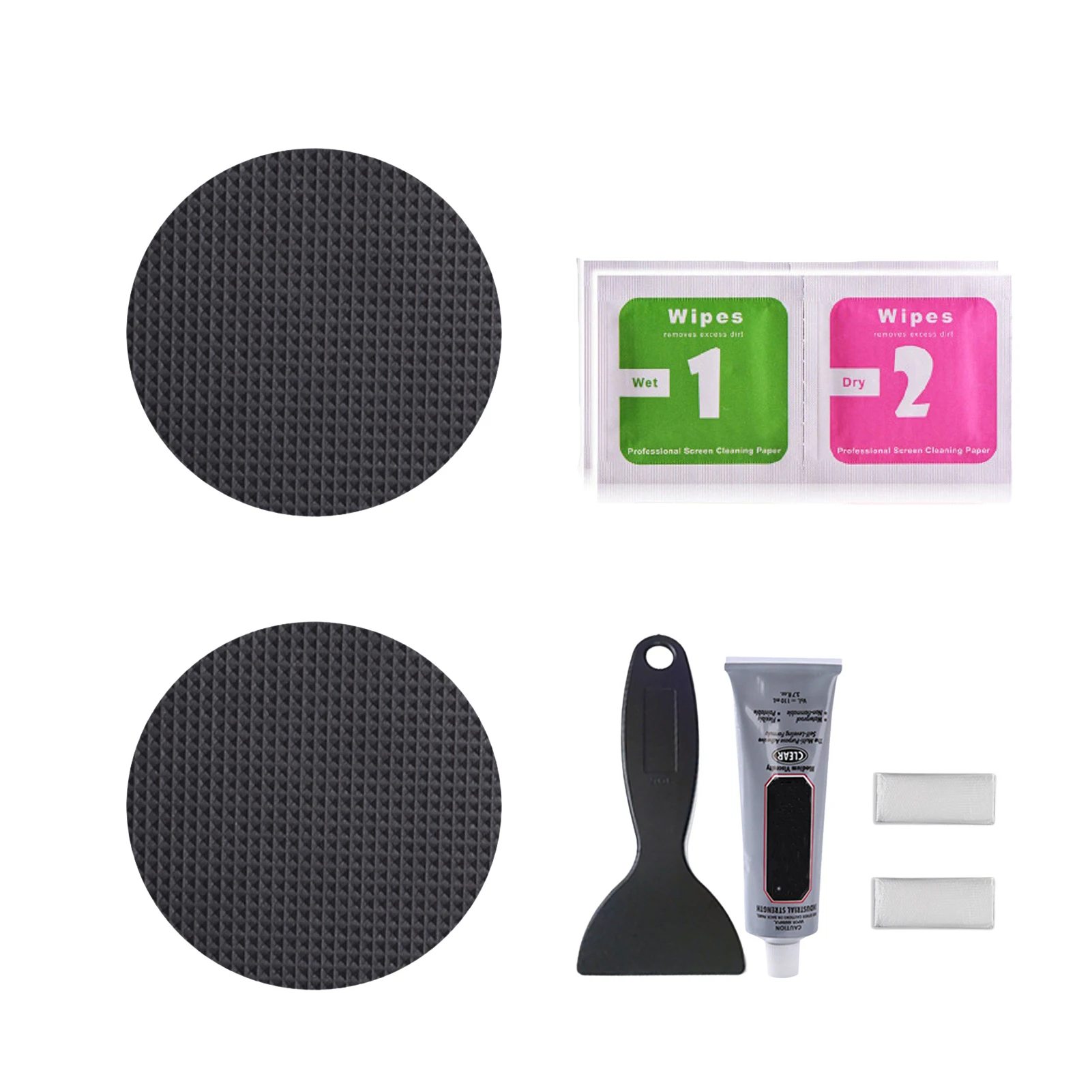 

Набор для ремонта воздушного матраса батута, 4-дюймовый круглый клей на мат-батут, прочный патч для батута, ремонт проколов