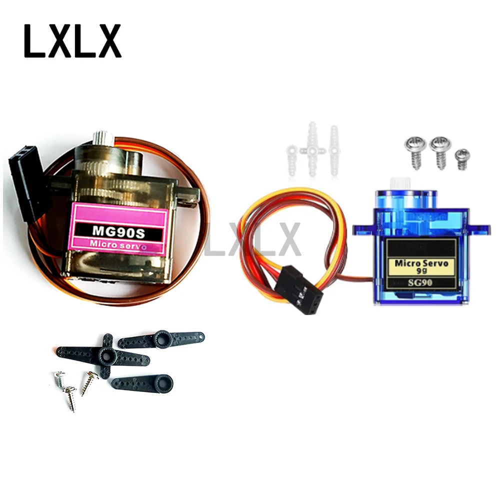 

1PCS MG90S MG90 Metal Gear Servo Plastic Gear Servo Tilt Servo Copper Teeth