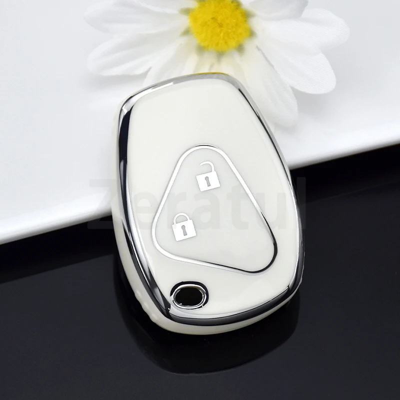 

Чехол для автомобильного ключа из ТПУ с двумя/3-мя кнопками для Renault Duster Logan DACIA Sandero Fluence Clio Kangoo Megane Modus Espace Laguna