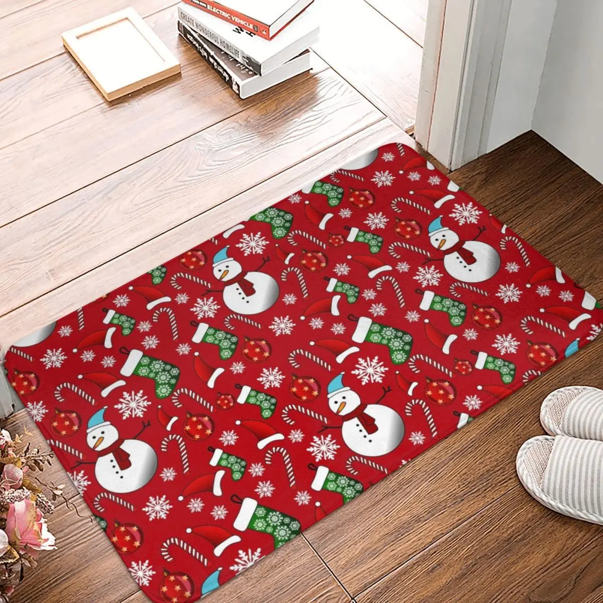 

Jolly Christmas Doormat Rug carpet Mat Footpad Polyester Anti-slip dust-proo Front Room Corridor Kitchen Bedroom balcony toilet