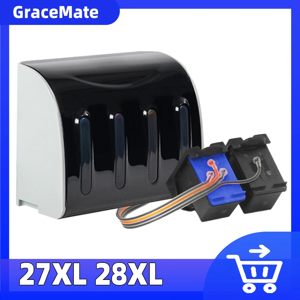 

Compatible For Hp 27 28 CISS Refill Ink Cartridge 1209 1310 1311 1312 1315 1315v 1315xi 1317 1318 2100 2170 2220 Printer