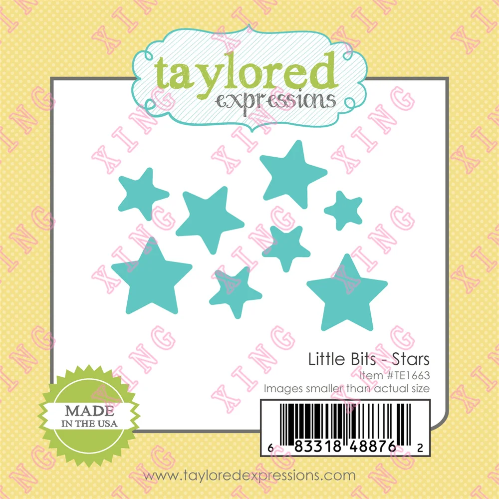

New little bits - Stars Metal Cutting Dies Diy Scrapbook Embossing Album Decorate Cut Die Craft Knife Blade Punch Reusable Molds