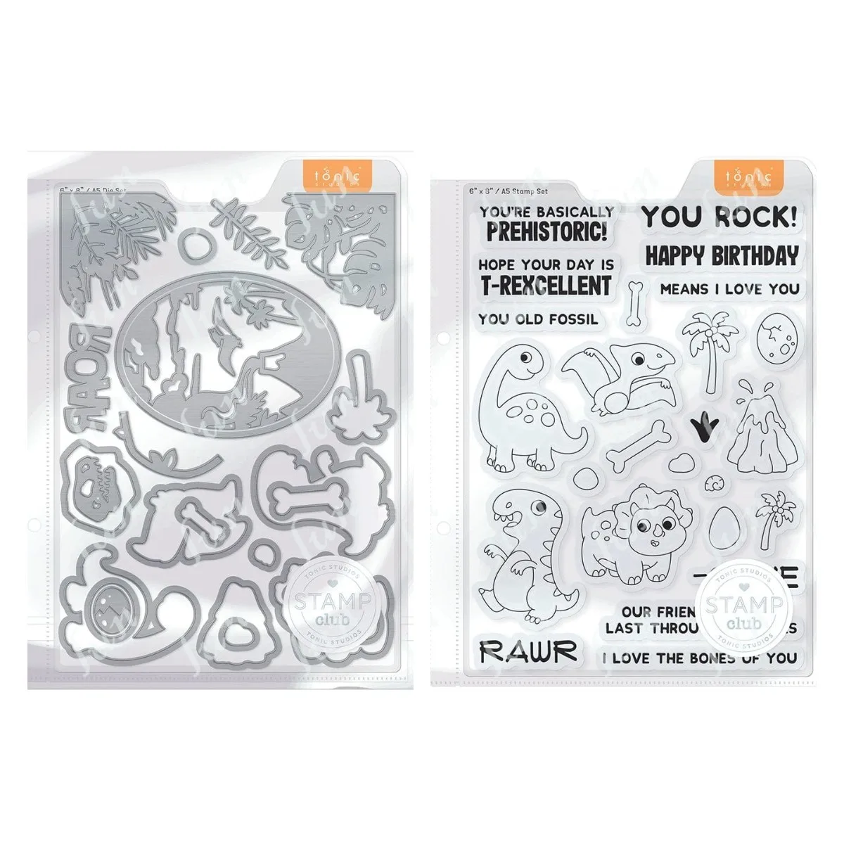 

Some Dinosaurs Cutting Dies and Silicone Clear Stamps Sets Handmade Diy Decoration Embossed Template Supplies Scrapbooking Craft