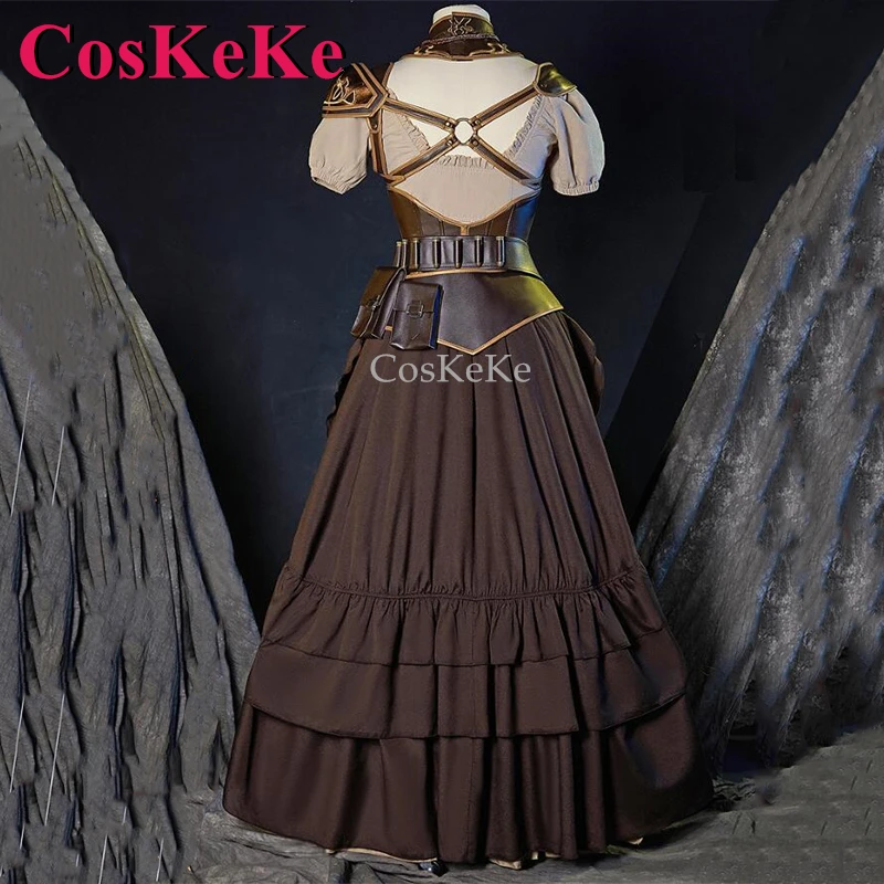 CosKeKe YuanMin косплей игры FF14 костюм 480HQ полный комплект Милая боевая униформа Женская