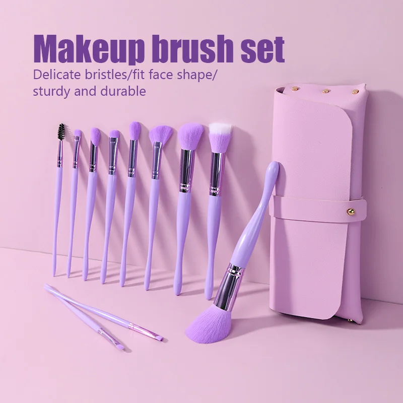 

8/11 Pcs Soft Makeup Brush Set Eyeshadow Blush Loose Powder Makeup Brush Highlighter Eyebrow Eyeliner Complete Makeup Tools