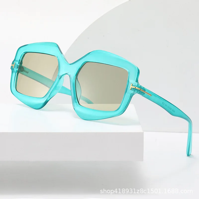 

2022 New Fashion Big Brand Sunglasses Trend European and American Sunglasses Irregular Sunglasses Luxury Sunglasses Women