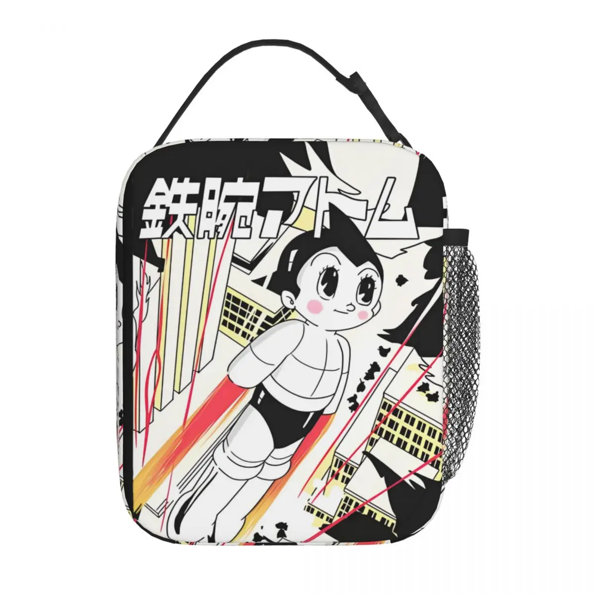 Термосумка с изоляцией ASTROBOY Контейнер для еды Astro Boy Y2K аниме герметичный тоут