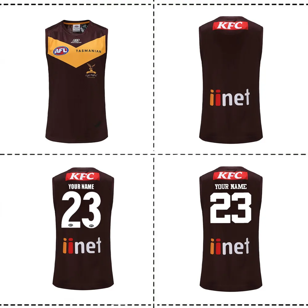 

2023 Hawthorn Hawks Guernsey Men’s Away Rugby Jersey Shirt size S-M-L-XL-XXL