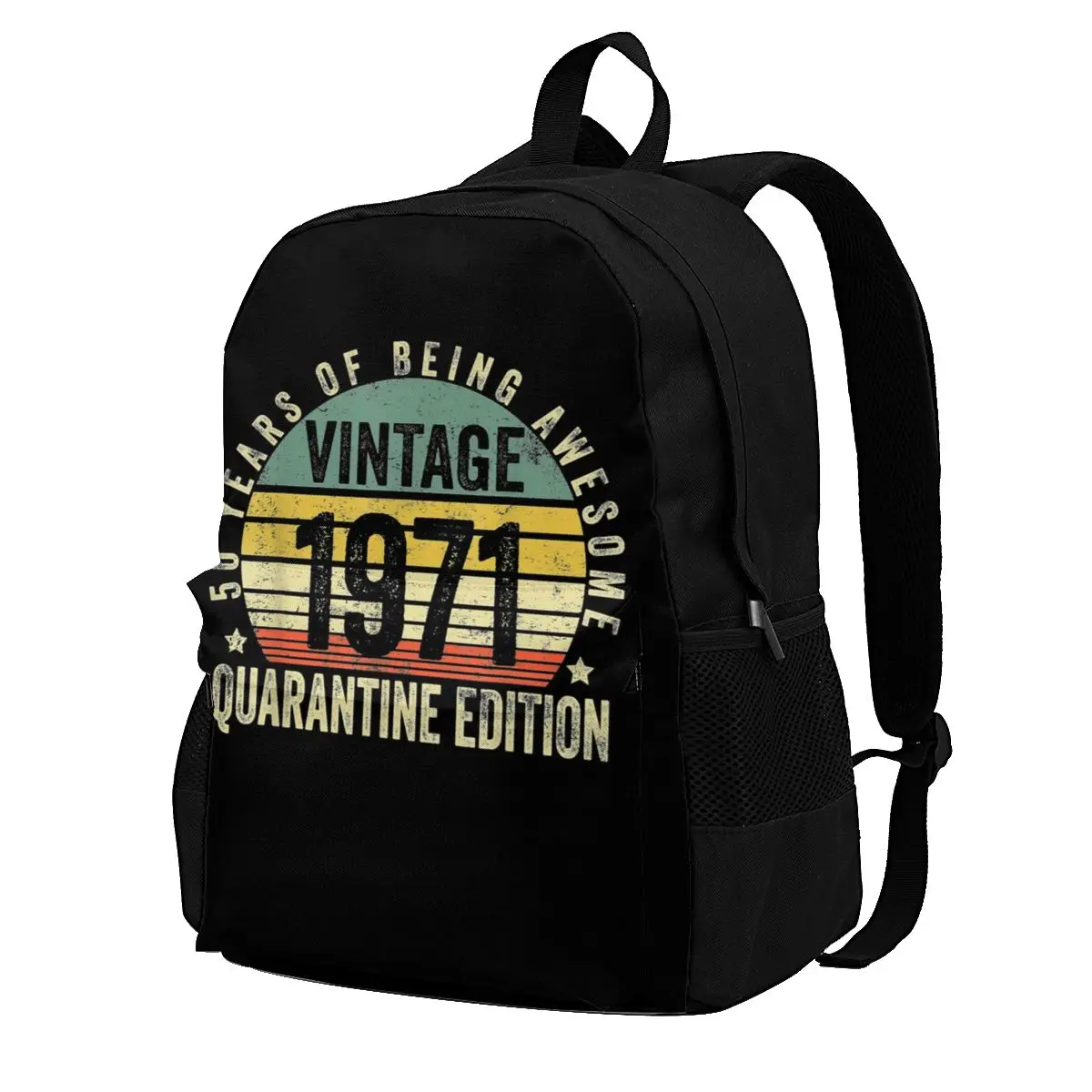 

1971 Limited Edition Quarantine Backpacks Meaning Polyester Workout Teen Backpack Big Unique Bags