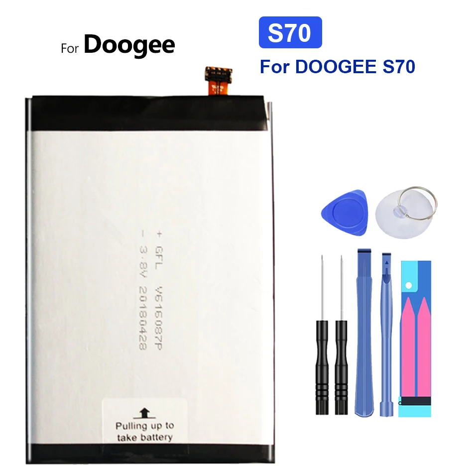 

Аккумулятор 5500 мАч Для DOOGEE S70 / S70 lite s70lite Bateria