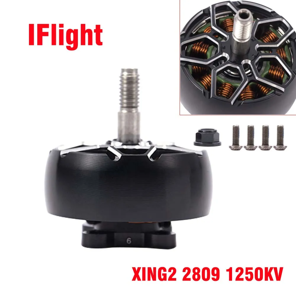 

IFlight XING2 2809 1250KV 4-6S Brushless Motor For Dron Quadcopter RC Multirotor FPV 1PC/4PCS