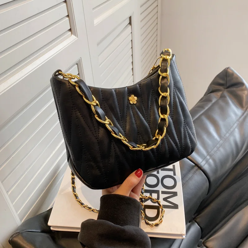 

Однотонные квадратные сумки через плечо для женщин 2023 Женская роскошная дизайнерская брендовая сумка на цепочке трендовая женская сумка-мессенджер