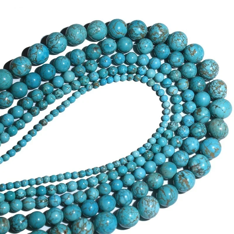 

Round Spacer Turquoise Beads for Making Bracelet Necklace Jewelry