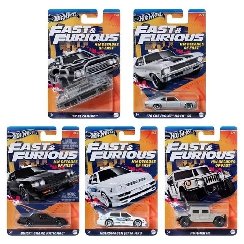 Hot Wheels Car Fast & Furious HNR88 D E F Dominic Toretto HW
