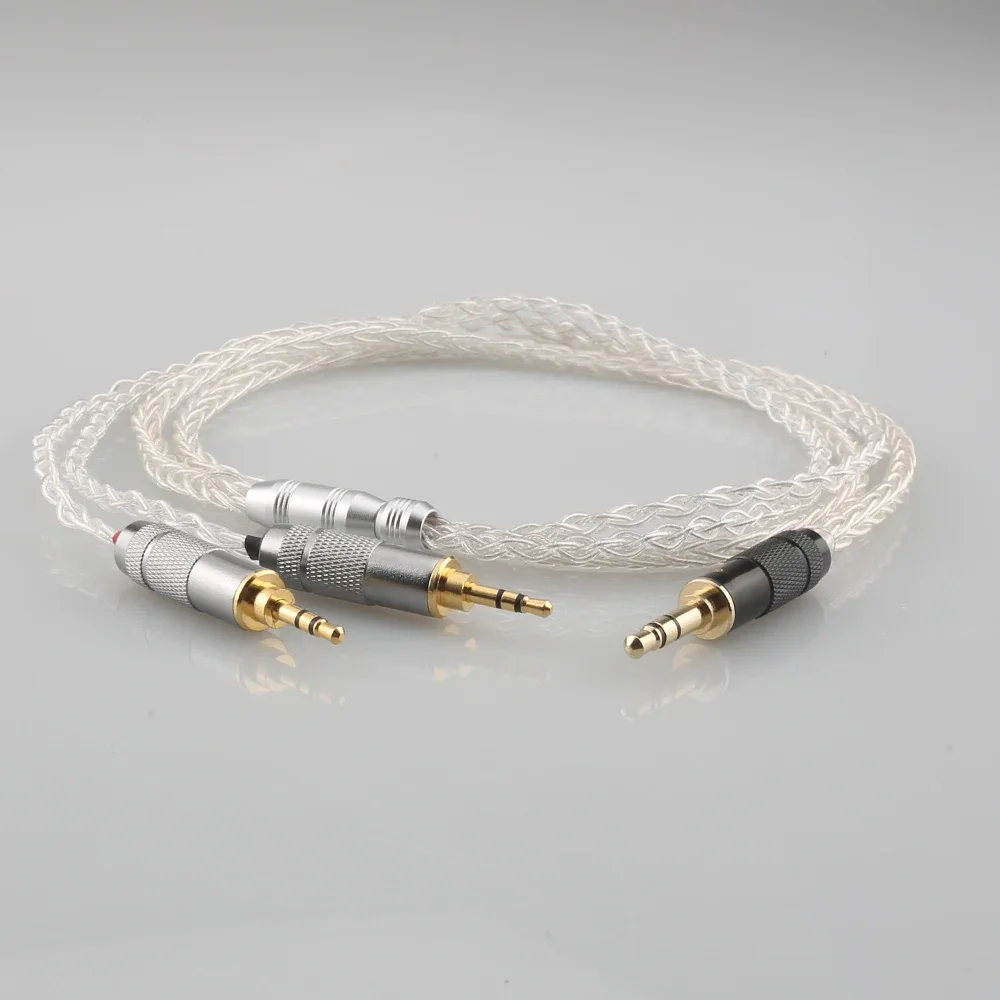 Кабель HiFi со стереоразъемом 3 5 мм и двойной штекерной вилкой 2 совместимый с Hifiman