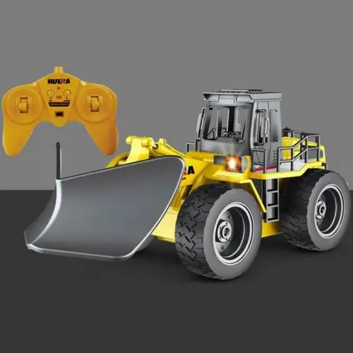 

US Stock HUINA Model 1/18 1586 RC Snow Plow Car Model 2.4G Remote Control Truck Toys for Boys Gifts with Battery TH18064-SMT7