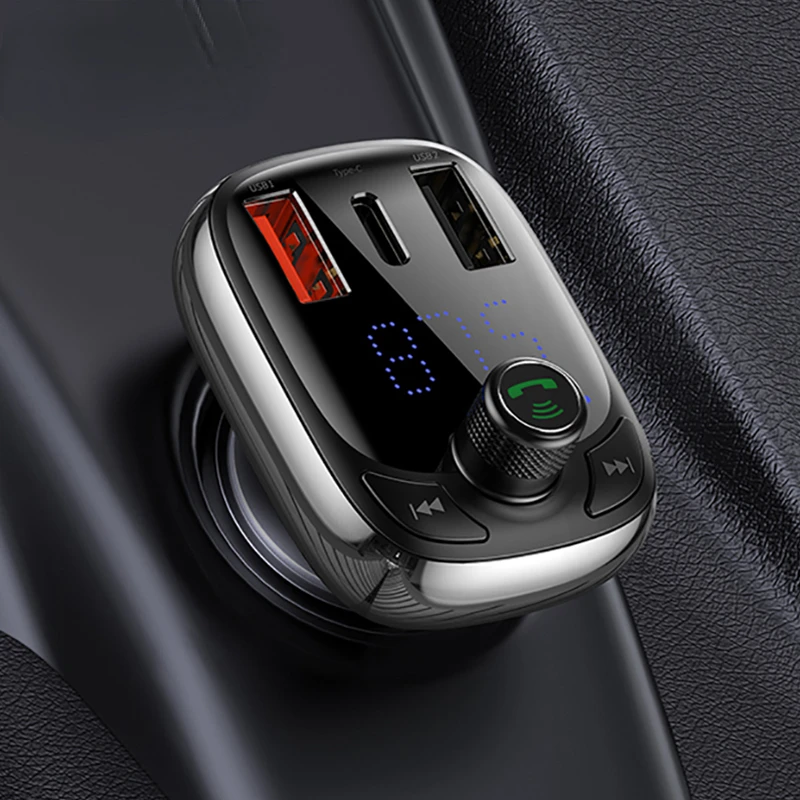 

FM-передатчик Быстрая зарядка 4,0 3,0 QC4.0 QC Быстрая USB автомобильная зарядка гарнитура Bluetooth 5,0 автомобильный комплект MP3 плеер FM-модулятор
