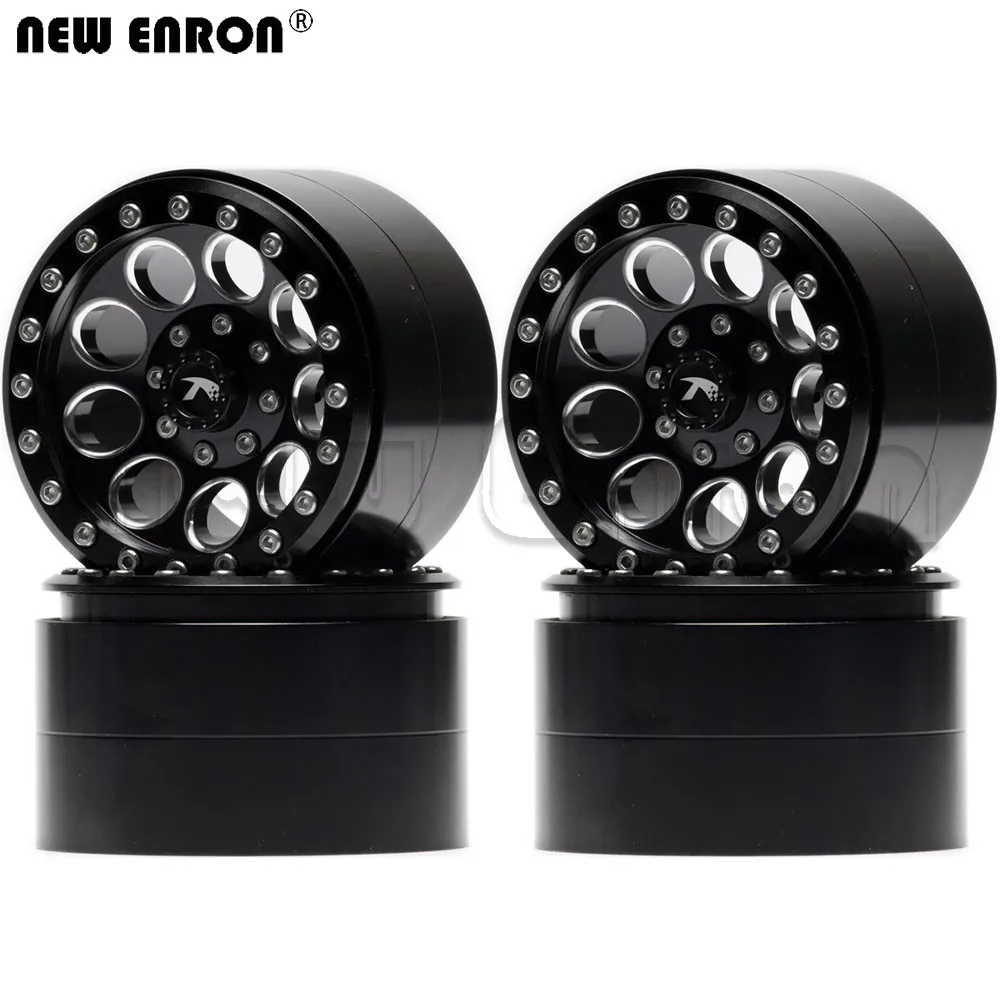 

NEW ENRON Alloy 2.2" 63*48*40 Beadlock Wheels Hub Rim for 1:10 RC Crawler Traxxas Axial SCX10 SCX10 II 90046 RR10 TRX-4 KM2 YETI