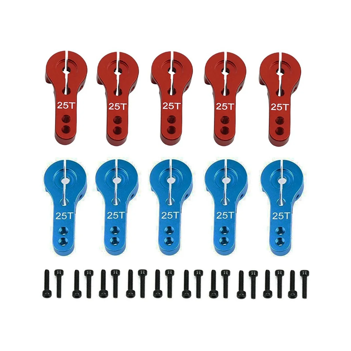 

10Pcs 25T Metal RC Servo Arm Horn for Futaba Savox Xcore HD Power RC Tools Parts