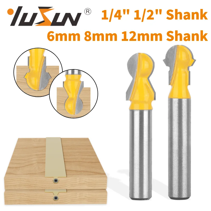 

YUSUN 6MM-12.7MM Shank Horizontal Crown Molding Bits Router Bit Woodworking Milling Cutter For Wood Bit Face Mill Carbide Cutter