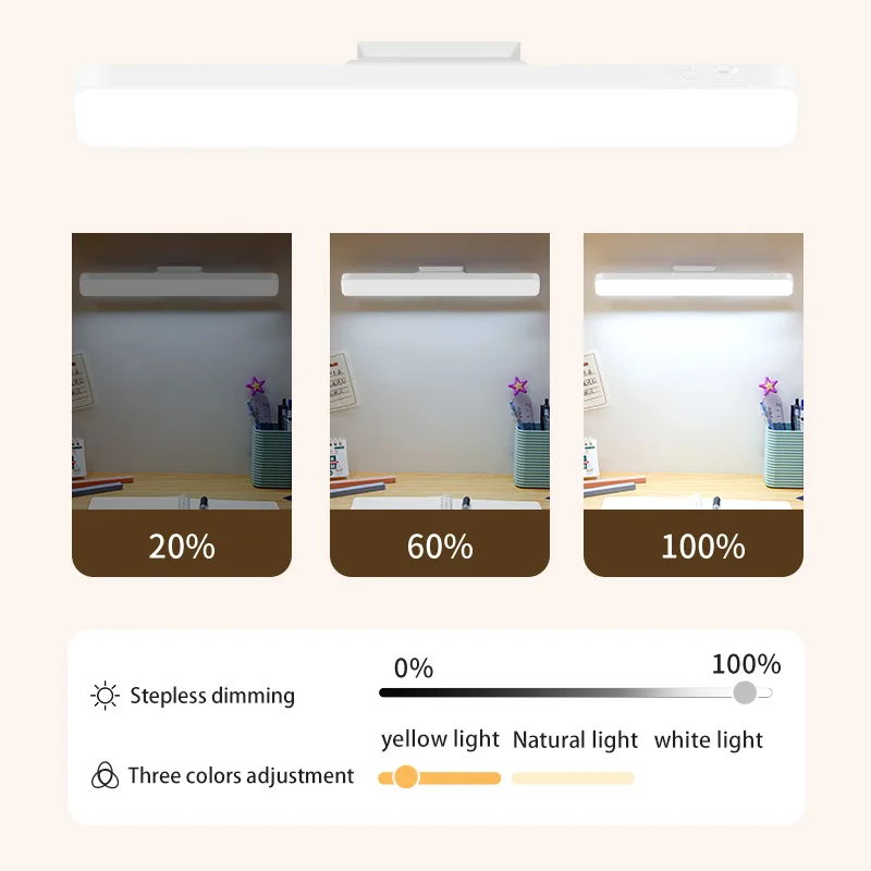 Настольная лампа роскошная Магнитная настольная для офиса с подключаемым