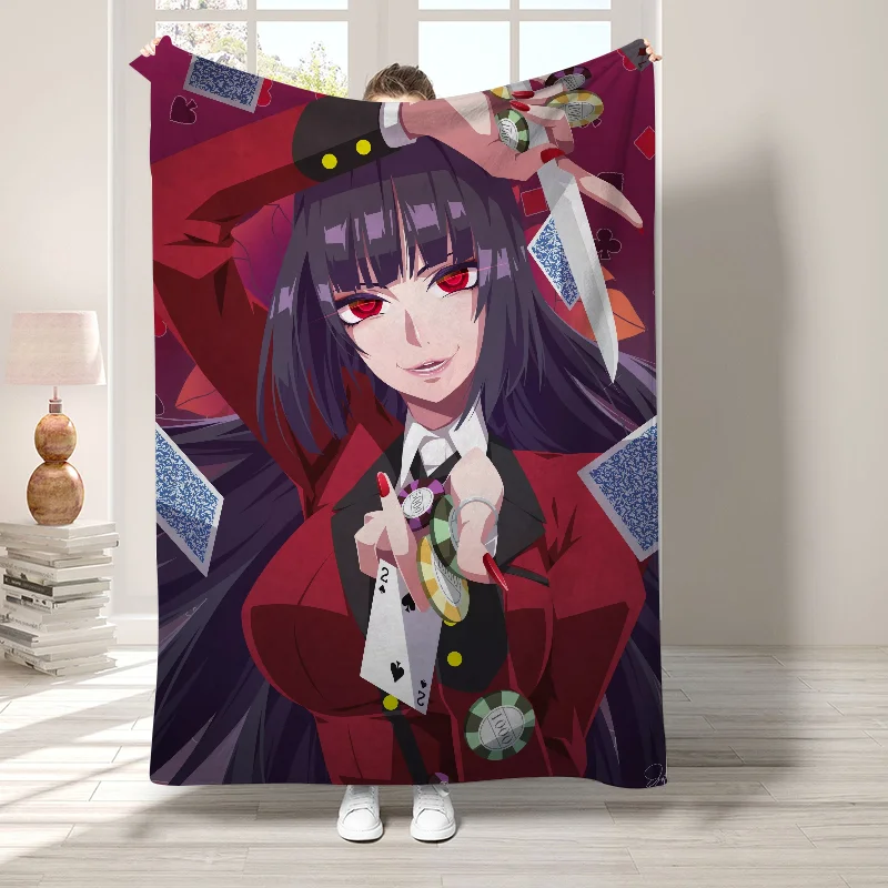 Летнее одеяло Laumango J-Jabami Yumeko для домашнего декора в стиле бохо флисовая ткань с