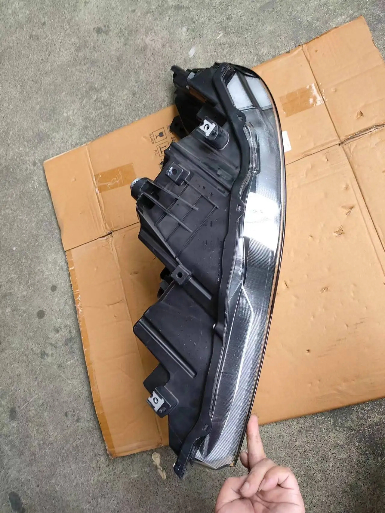 1 шт. автомобильный бампер фары для Honda Pilot 2016 ~ 2018y галогенные DRL автомобильные