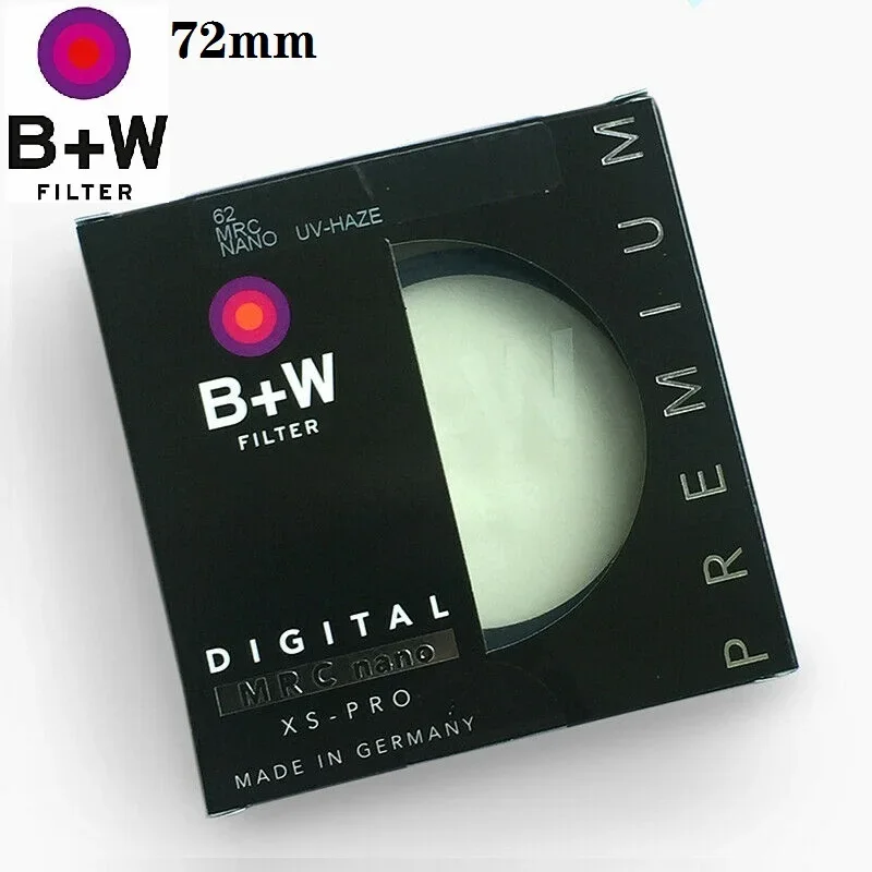 Ультратонкий защитный фильтр B + W UV 72 мм XS PRO MRC Nano HAZE для камеры Nikon Sony Canon