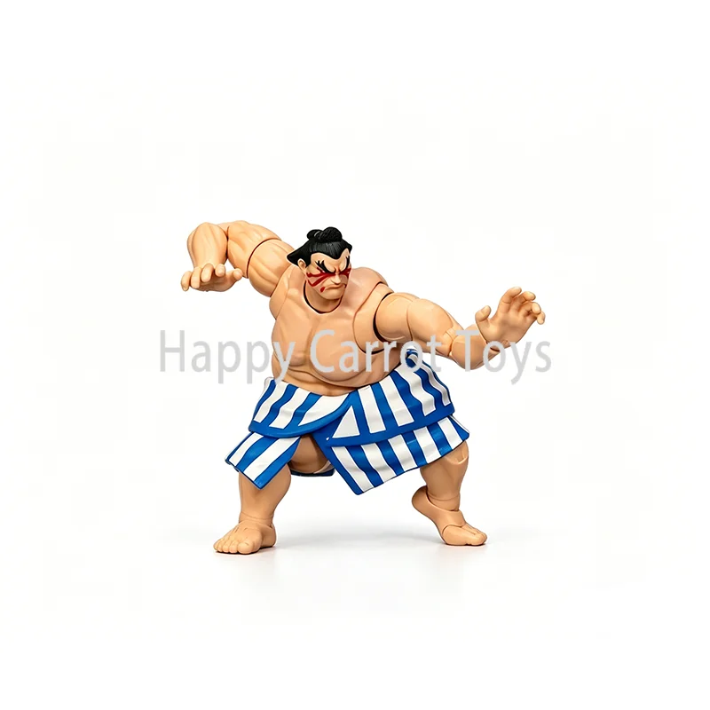 Фото Оригинальная фигурка Jada 1:12 Ultra Street Fighter II, 6 дюймов, коллекционная модель из фильма, включает аксессуары для персонажа, игрушки №5