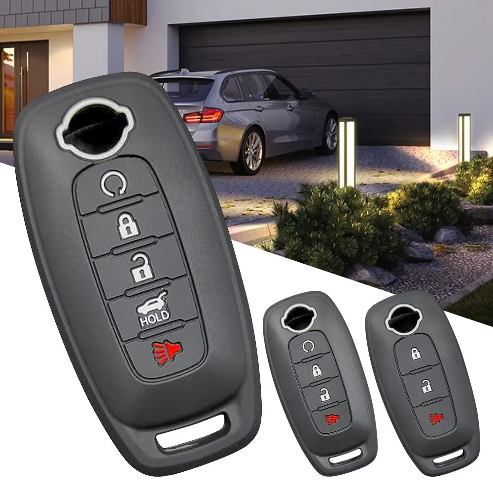 Силиконовый чехол для ключей от машины автомобильный брелок с полным покрытием