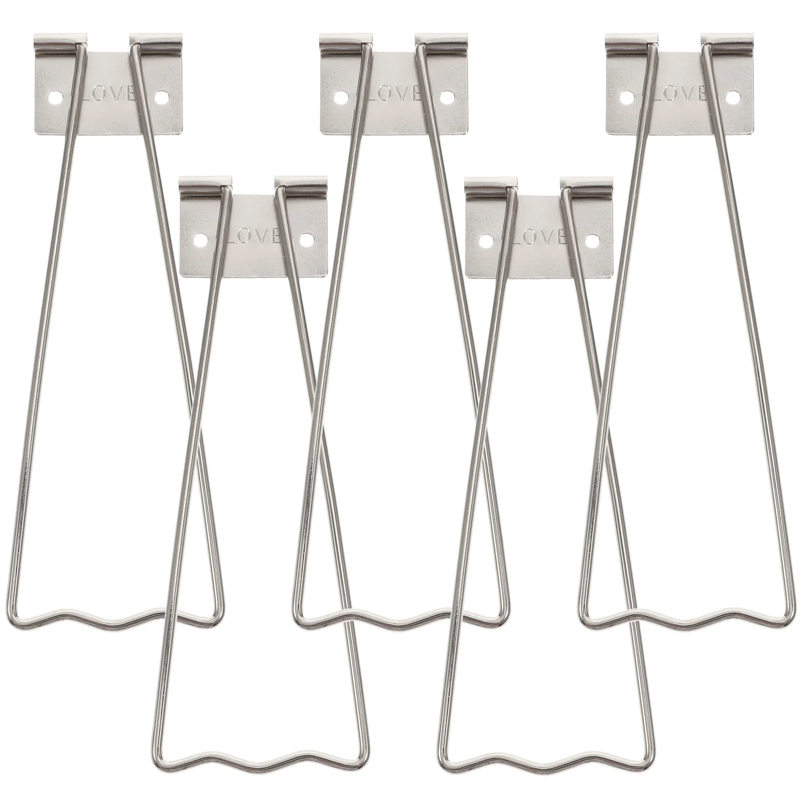 

5 Sets Decorate Picture Frame Easel Back Stand Standing Frames Holders Iron Photo Supports Wall Bracket