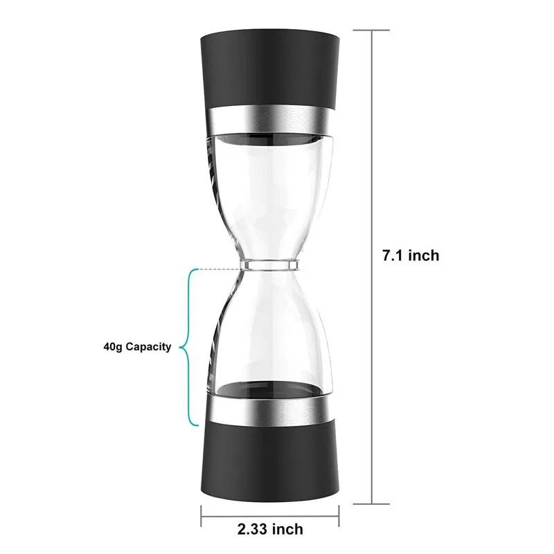 

Manual Grinder Convenient Adjustable Coarseness Spice Grinder Seasoning Bottle For Home Outdoor Hot Sale