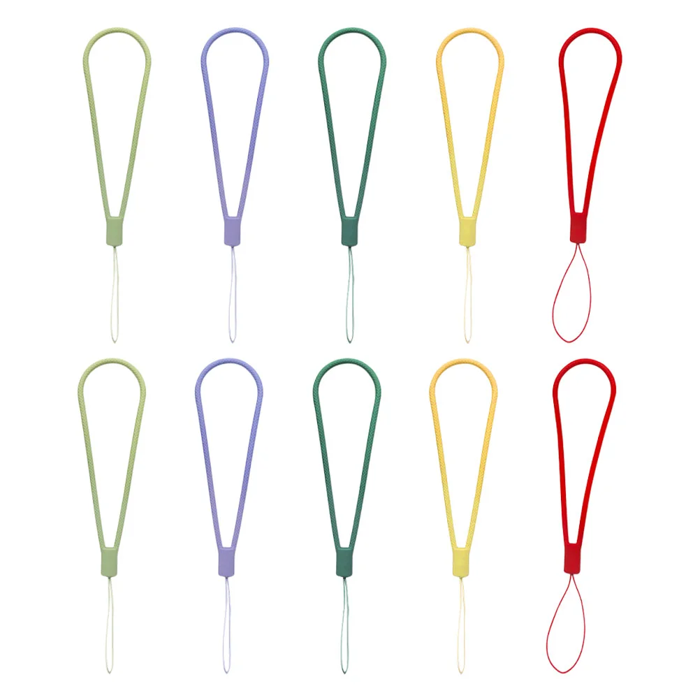 

Phone Hanging Strap Lanyard Chain Cellphone Case Decorative Mobile Charms Silicone Rope Chains Lanyards Wrist Bead Beads Grip