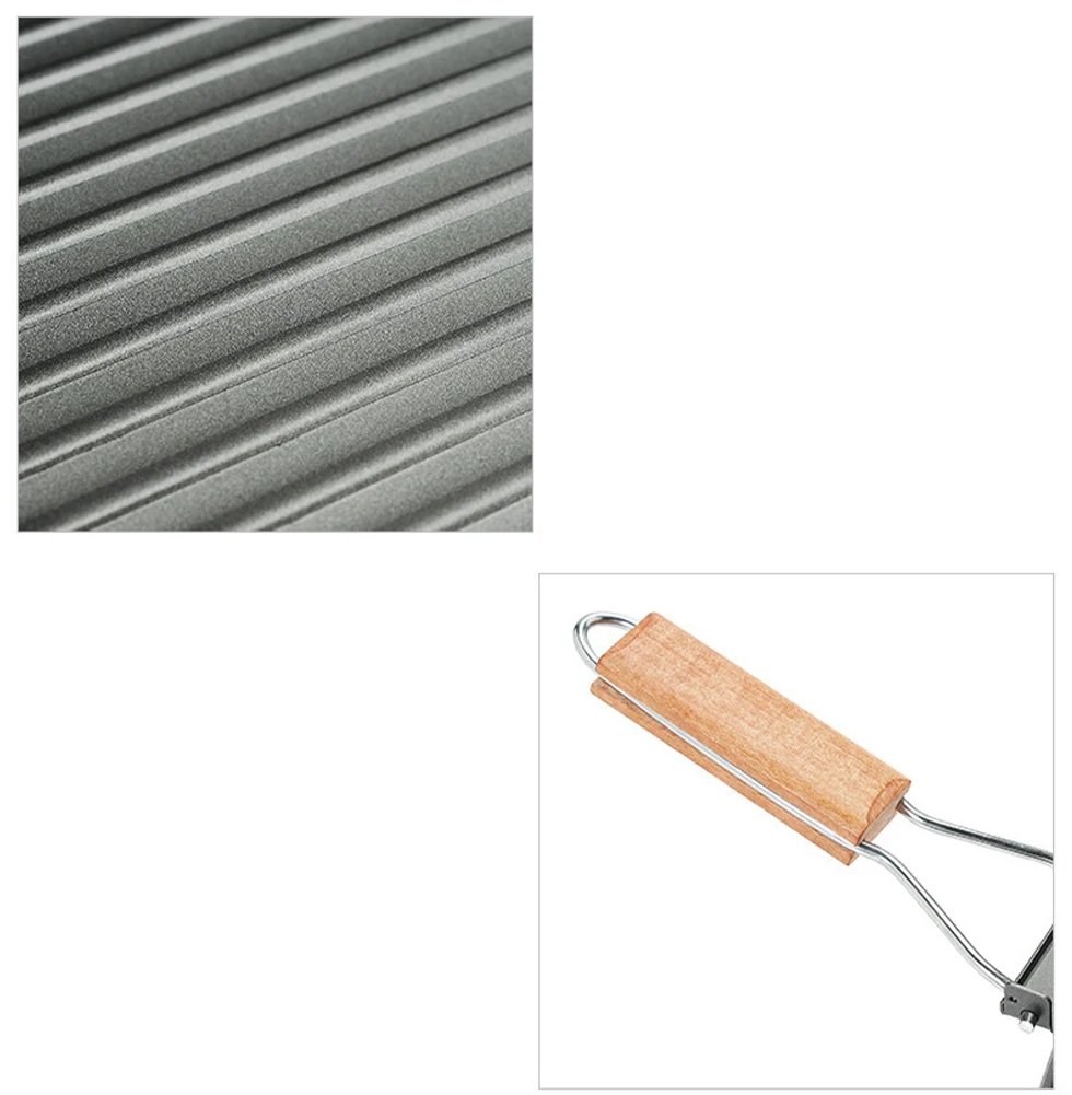 Индукционная совместимая сковорода с антипригарным покрытием сковорода-гриль