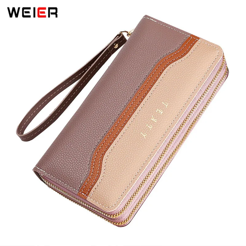 

Large Capacity Vintage Wristband Women Wallets Soft PU Leather Ladies Clutch Purses Cell Phone Pocket Female Card Holder Wallet