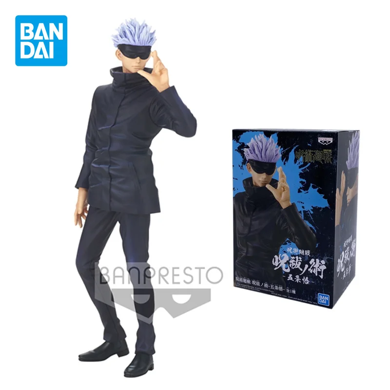 

Фигурка героя Bandai из аниме «джутсу», кукла годжо, Сатору, лиукитенкай, детская игрушка, подарок на Рождество, коллекционные украшения
