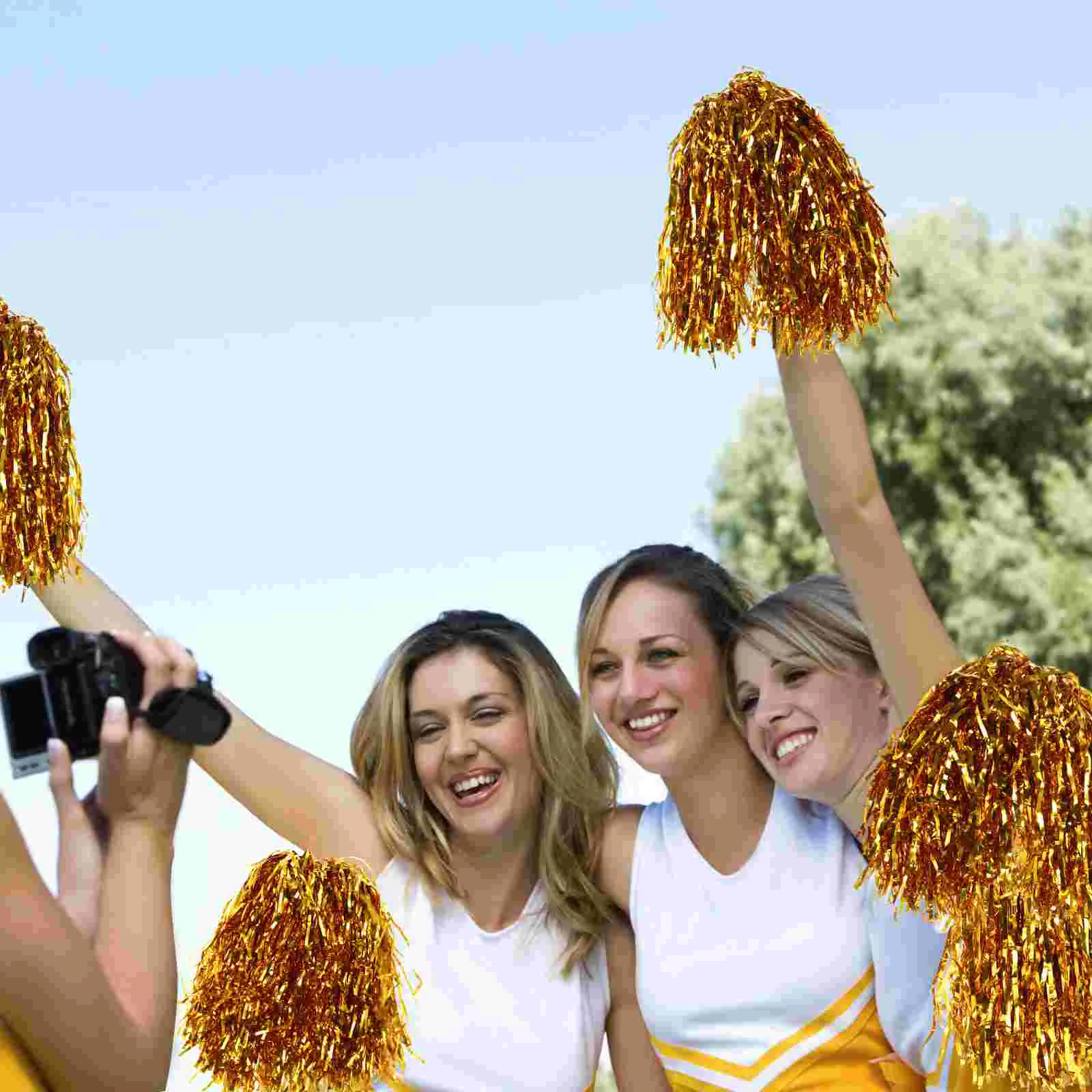 Опора для выступлений Cheer Pom Poms ручная наклейка встряхивания букета красочные