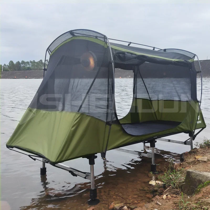Палатка быстрооткрывающаяся для двух человек складная кровать сна и рыбалки
